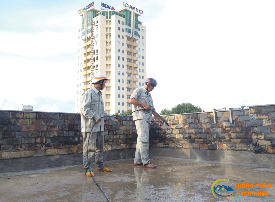 Giải pháp chống thấm sân thượng tại Hà Nội hiệu quả