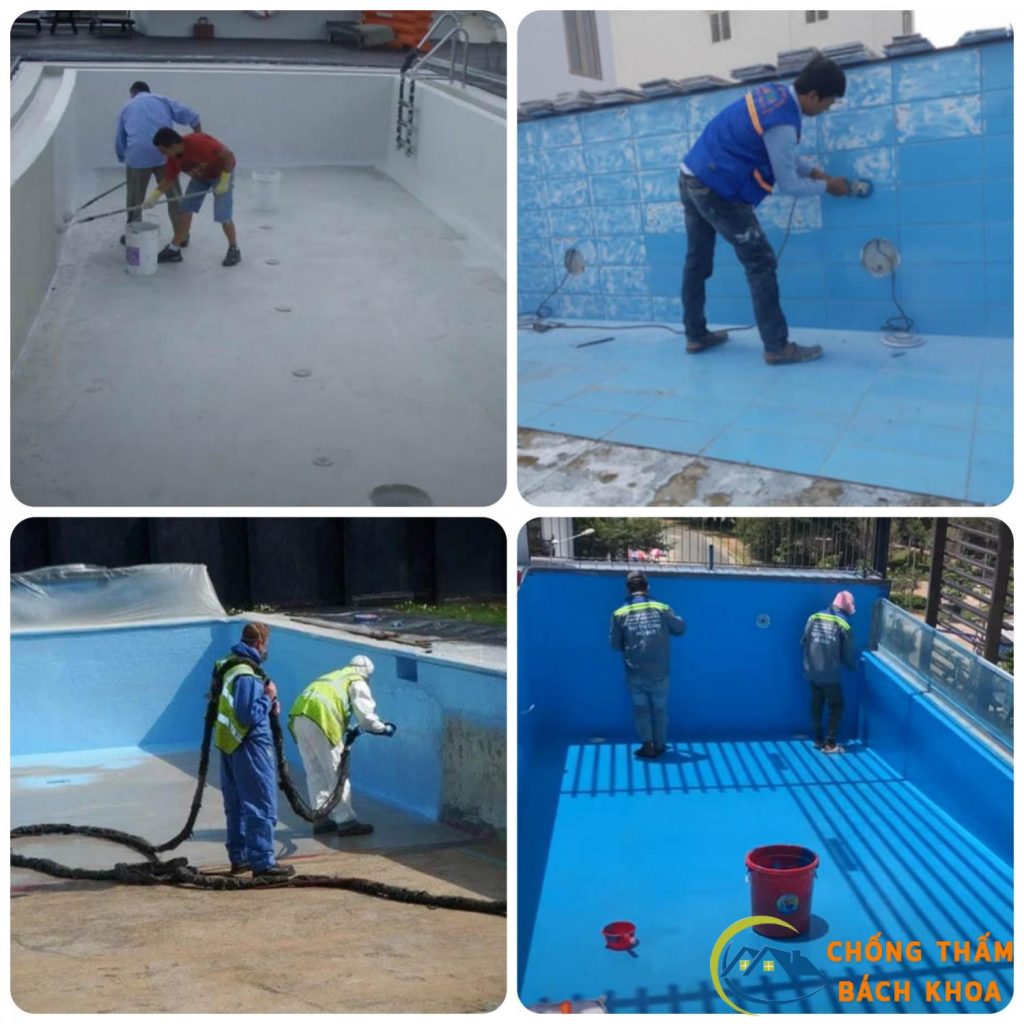 Quy Trình Thi Công Chống Thấm Bể Bơi Chuẩn Kỹ Thuật