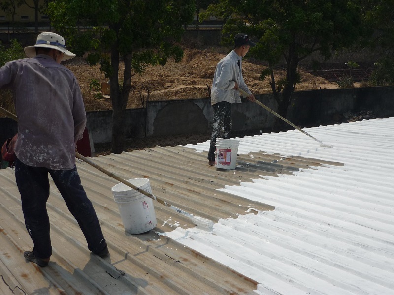 Sơn chống thấm dột mái tôn